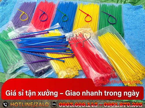 Dây rút nylon nhiều màu Dây rút nylon PA66
