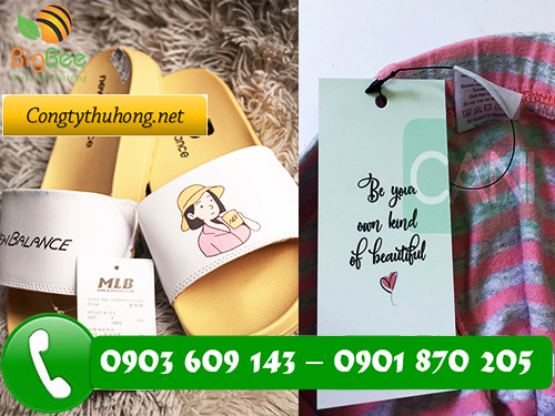 Đạn xỏ nhựa đen trắng treo nhãn mác