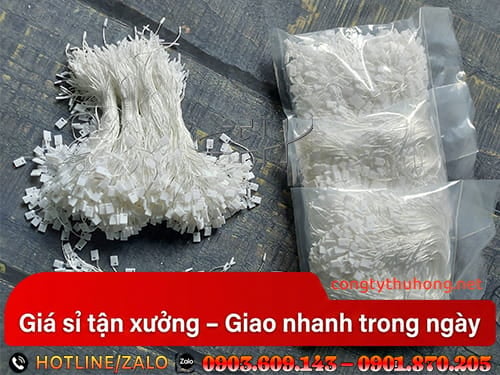 Dây treo tag nhựa Dây treo tag nhựa khóa bấm giá tốt