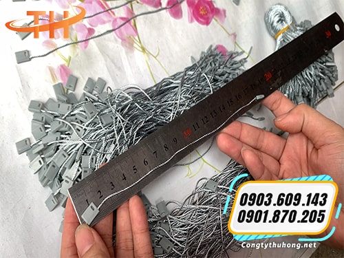 Dây treo thẻ bài màu xám Dây treo thẻ bài màu xám