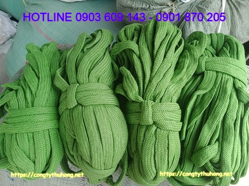 cuộn dây dù dẹt xanh