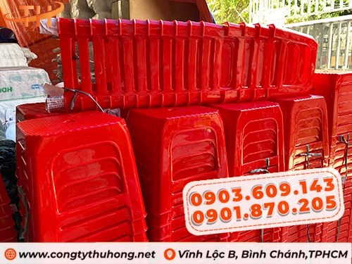 Ghế đẩu nhựa đỏ ghế đẩu nhựa giá rẻ nhất