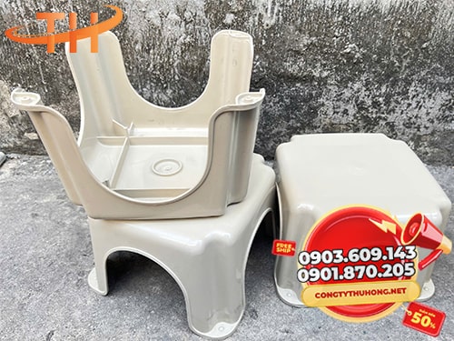Ghế nhựa đẩu vuông Ghế nhựa đẩu vuông