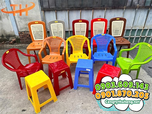 Ghế nhựa các loại Ghế nhựa được ưa chuộng hiện nay
