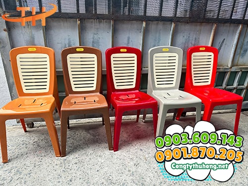 Ghế nhựa tựa lưng Ghế nhựa được ưa chuộng