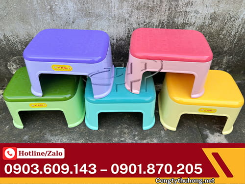 Ghế nhựa thấp Ghế nhựa thấp nhiều màu