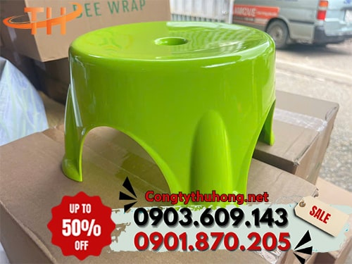Ghế nhựa tròn lùn Ghế nhựa tròn lùn