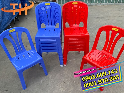 Ghế nhựa tựa lưng nhỏ Ghế nhựa tựa lưng nhỏ