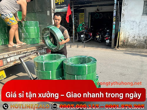Dây PET đóng pallet Giá dây đai PET đóng pallet