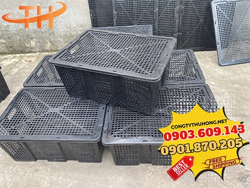 Sóng nhựa có nắp đen Giá rẻ sóng nhựa mới