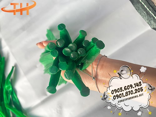 Túi lưới đựng trái cây xanh lá Giá rẻ túi lưới bọc trái cây