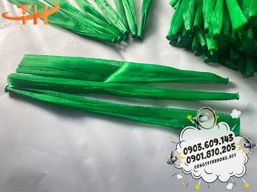 Túi lưới đựng trái cây xanh lá Giá rẻ túi lưới đựng trái cây