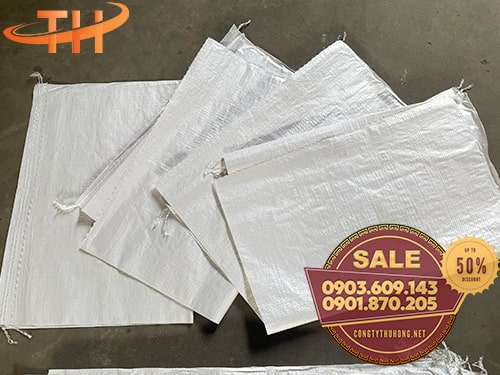 Bao tải dứa màu trắng Giá sỉ bao tải dứa