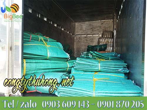 Bao tải dứa xanh giá sỉ tại xưởng