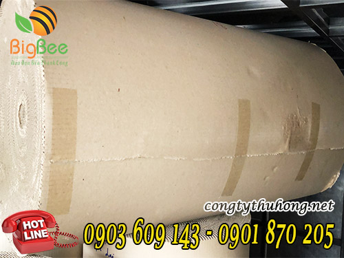Giấy carton cuộn 2 lớp đường kính 30cm dài 100cm