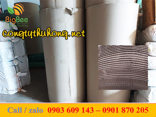 Cuộn giấy carton 2 lớp khổ 1m4