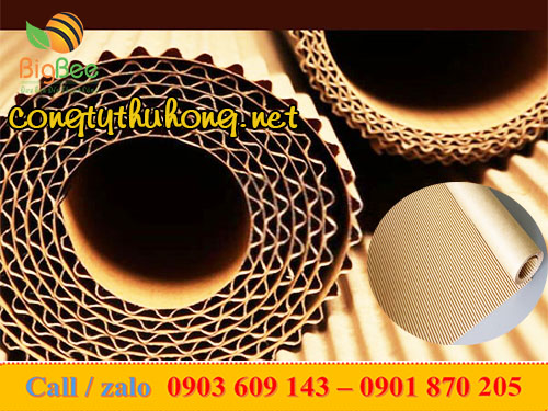 giấy cuộn carton 2 lớp