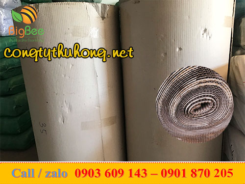 Cuộn giấy carton 2 lớp gói hàng khổ 1m2