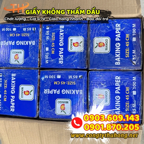 Giấy không thấm dầu thực phẩm Giấy không thấm dầu thực phẩm
