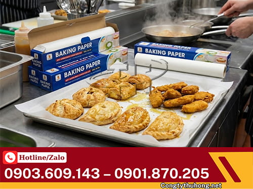 Giấy nướng bánh Giấy nướng bánh chịu nhiệt tốt