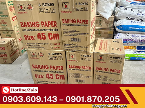 Giấy nướng bánh Giấy nướng bánh chống dính giá sỉ
