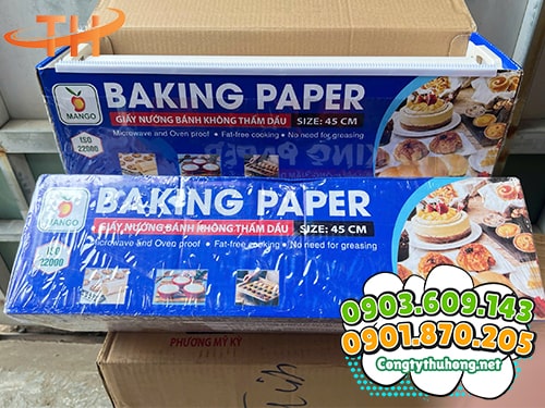 Giấy nướng bánh không thấm dầu Giấy nướng bánh không thấm dầu giá rẻ