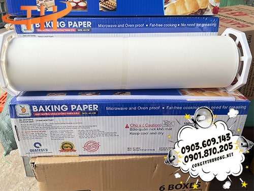 Giấy nướng bánh không thấm dầu Giấy nướng bánh không thấm dầu