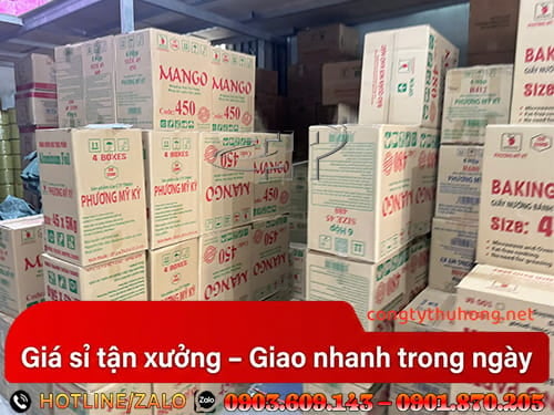 Giấy thấm dầu thực phẩm Mua giấy thấm dầu thực phẩm giá sỉ