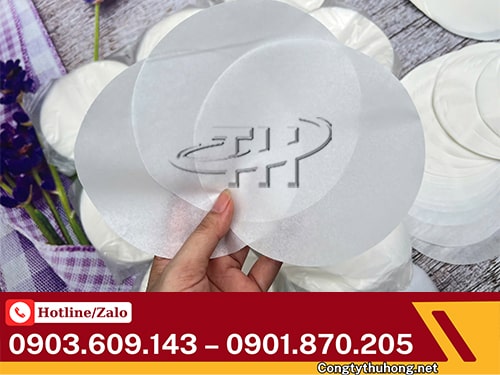 Giấy thấm dầu tròn Giấy thấm dầu tròn