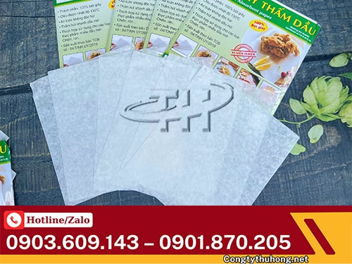 Giấy thấm dầu vuông Giấy thấm dầu vuông