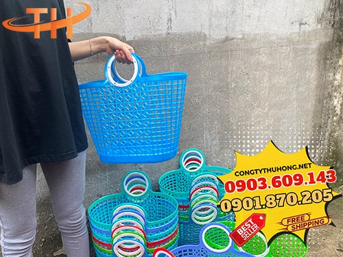 Giỏ nhựa đi chợ Giỏ đi chợ giá tốt
