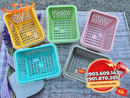 Giỏ nhựa có quai xách Giỏ nhựa có quai xách bền đẹp