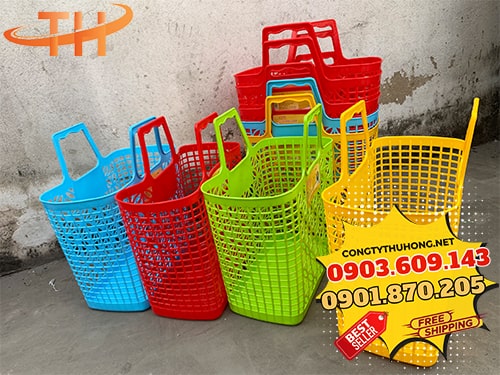 Giỏ nhựa đi chợ Giỏ nhựa đi chợ bền bỉ