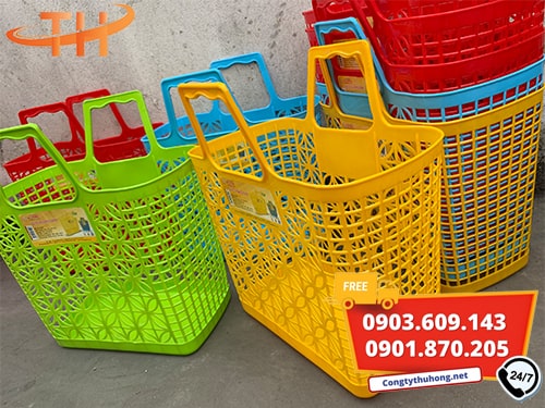 Giỏ nhựa đi chợ Giỏ nhựa đi chợ giá rẻ