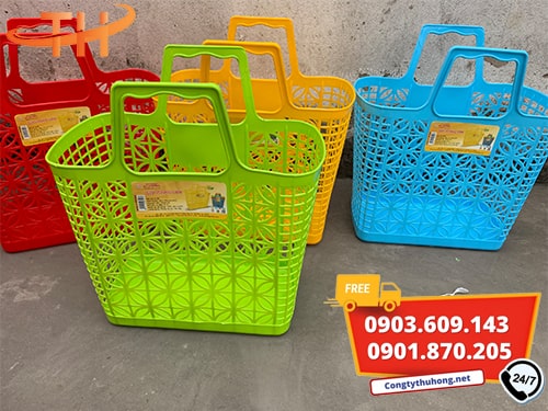 Giỏ nhựa đi chợ Giỏ nhựa đi chợ