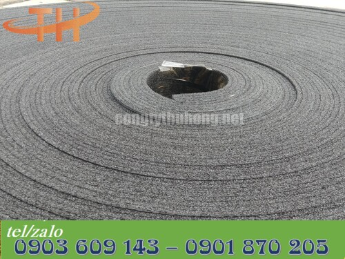 Xốp foam đen một mặt bạc cách nhiệt không keo dán dày 20li