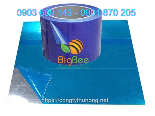 màng dán màu xanh