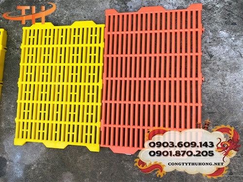 Sàn nhựa chăn nuôi cam, vàng Hướng dẫn sử dụng sàn nhựa chăn nuôi