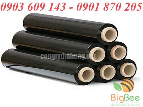 Màng PE đen 100cm lõi 300gr