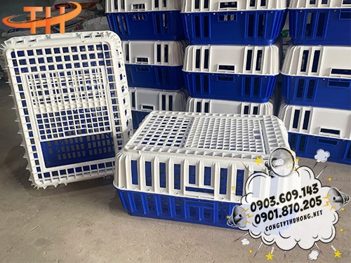 Lồng bắt gà vịt màu xanh Lồng bắt gà vịt giá rẻ chất lượng