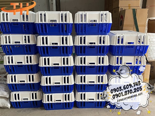 Lồng bắt gà vịt màu xanh Lồng bắt gà vịt giá rẻ
