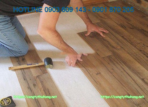 thi công lót sàn gỗ