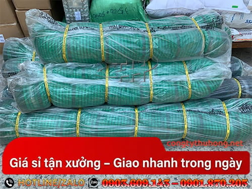 Lưới che nắng sọc đa sắc Lưới che nắng sọc đa sắc dày dặn
