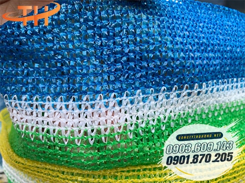 Lưới che nắng sọc 3 màu Lưới che nắng TPHCM