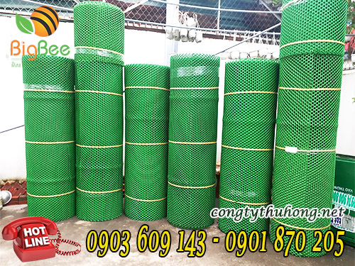 Lưới nhựa cứng xanh khổ 1m6