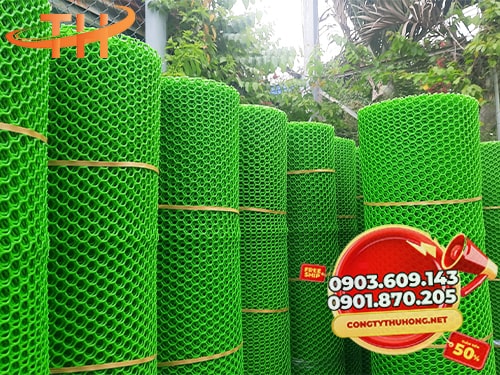 Lưới nhựa mắt cáo xanh Lưới nhựa mắt cáo xanh giá bao nhiêu