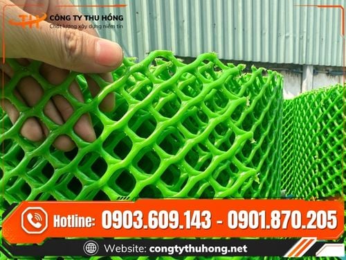 Lưới nhựa mắt cáo xanh Lưới nhựa mắt cáo xanh nhiều khổ