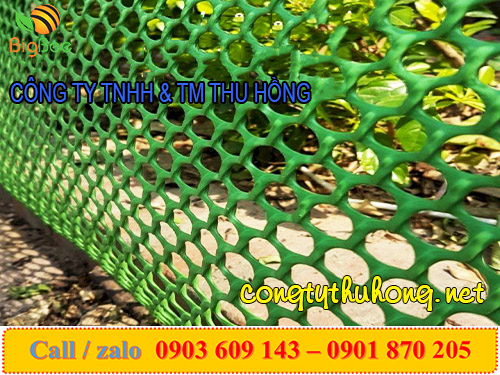 Sử dụng lưới nhựa mắt cáo rào vườn, ngăn gà vịt