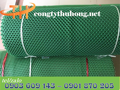 Cuộn lưới nhựa mắt cáo xanh đậm