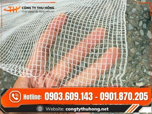Lưới nông nghiệp màu trắng Lưới nông nghiệp màu trắng ô nhỏ